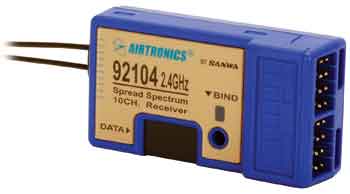 Airtronics SD-10G 2.4Ghz FHSS-3 10Ch Receiver Only