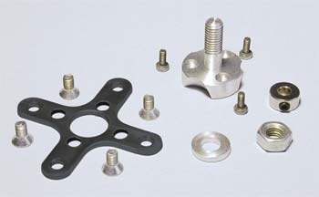 AXI Radial Mount/Prop Adapter Set for AXI 22xx