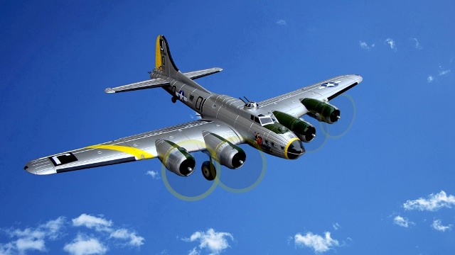 HC B-17 ARF-EP 73.8" Semi-Scale Model