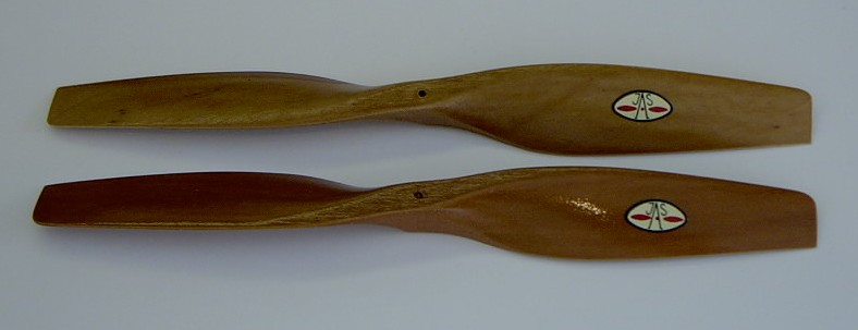 HC-JAS 140mm (5.5") dia. 2-blades Wooden Propeller (ea.)