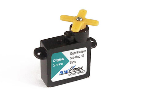 BlueArrow D05010MG Sub-Micro Digital MG Servo 5.9g-16.6oz/in
