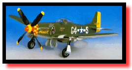 FSK P-51 Mustang ARF-Painted F/F or R/C