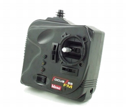 Hitec Focus 3Ch-SS-72Mhz-FM, Rx 555, 2xS81 Servos