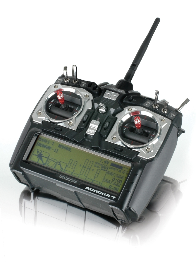 Hitec Aurora 9Ch, 2.4Ghz w/Optima 9Ch Rx