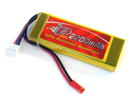 Tenergy 7.4V-2200mAh-2S Lipo Rx Battery Pack