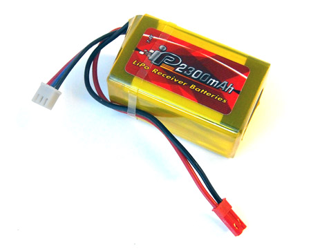 Tenergy 7.4V-2300mAh-2S Lipo Rx Battery Pack
