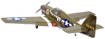 Sig P-51B Mustang ARF 70"