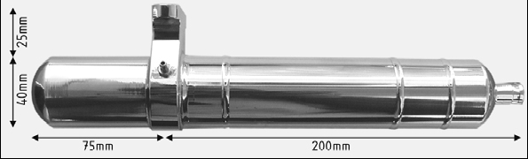 Webra 1100/157 Heli Nitro Tuned Pipe 55