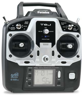 FUTABA 6J, 6Ch 2.4Ghz SFHSS R2006GS Tx/Rx COMPUTER RADIO