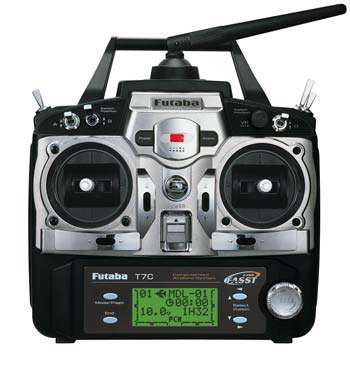 Futaba 7CH R617FS, No Servos, 2.4Ghz FASST R/C System