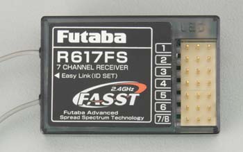 Futaba R617FS 2.4Ghz FASST 7-Channel 7C Receiver