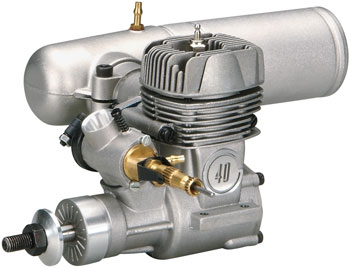SuperTigre GS-40 Ringed w/Silent Muffler