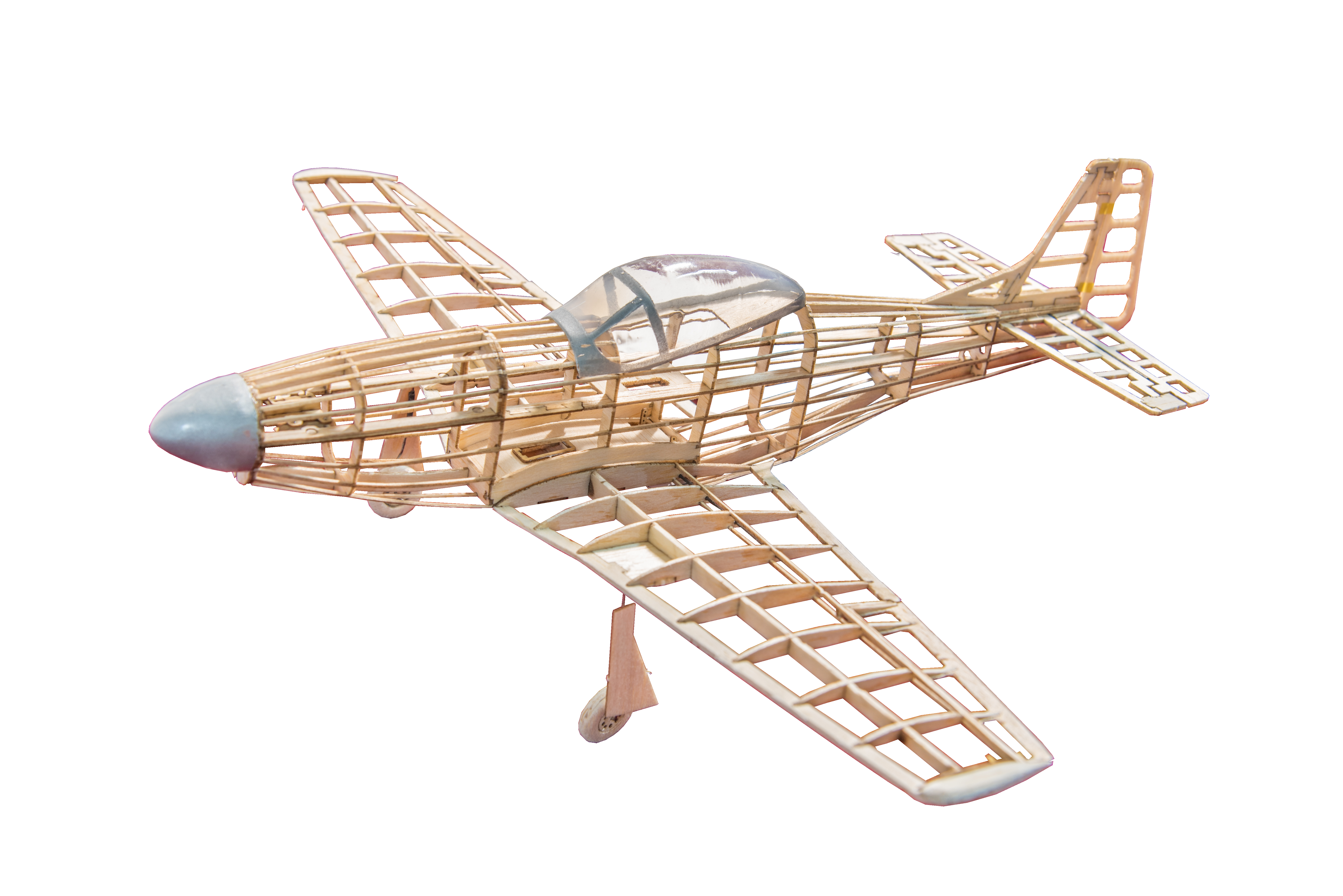 (image for) HC-TR P-51D MUSTANG BALSA MODEL AIRPLANE KIT
