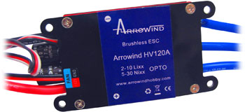 (image for) AH HV120A ESC-BL Programmable Air Brushless Opto