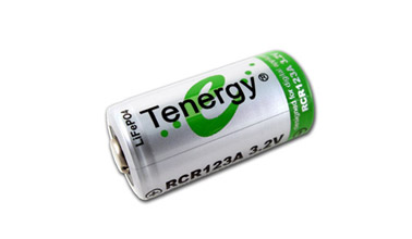 (image for) Tenergy 3.0V-750mAh RCR 123A LiFe PO4 (2pcs/pk)