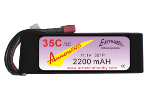(image for) AH 2200MaH-11.1V 35C Lipo Battery Pack
