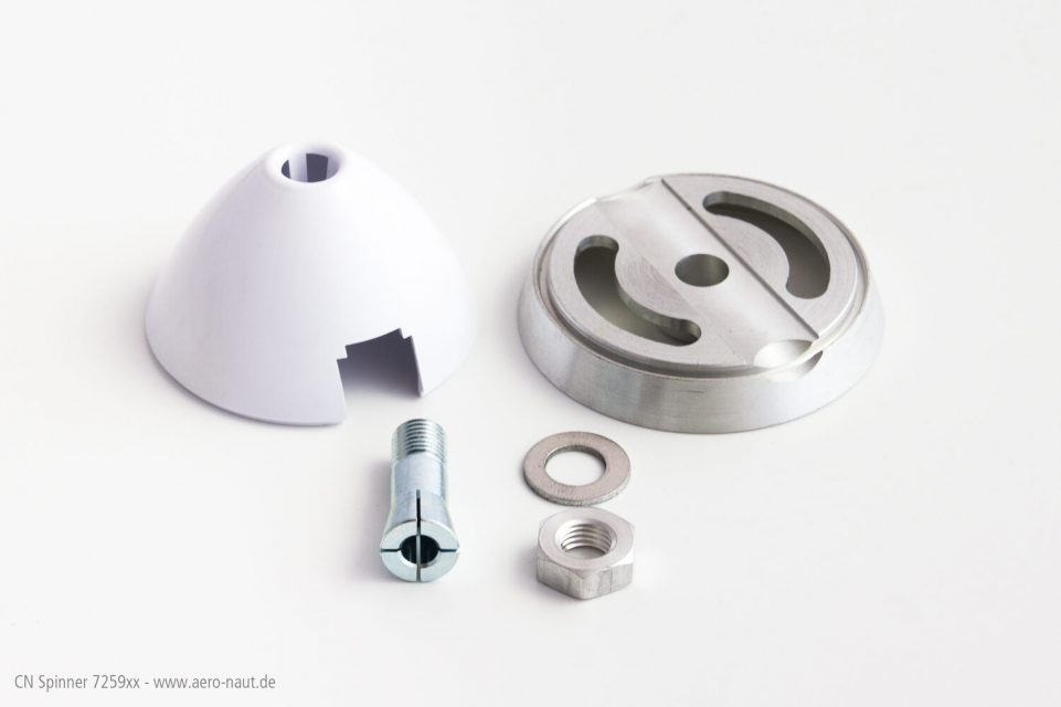 (image for) AeroNaut 2-Blade Aluminum Backplate Spinner 36/6mm