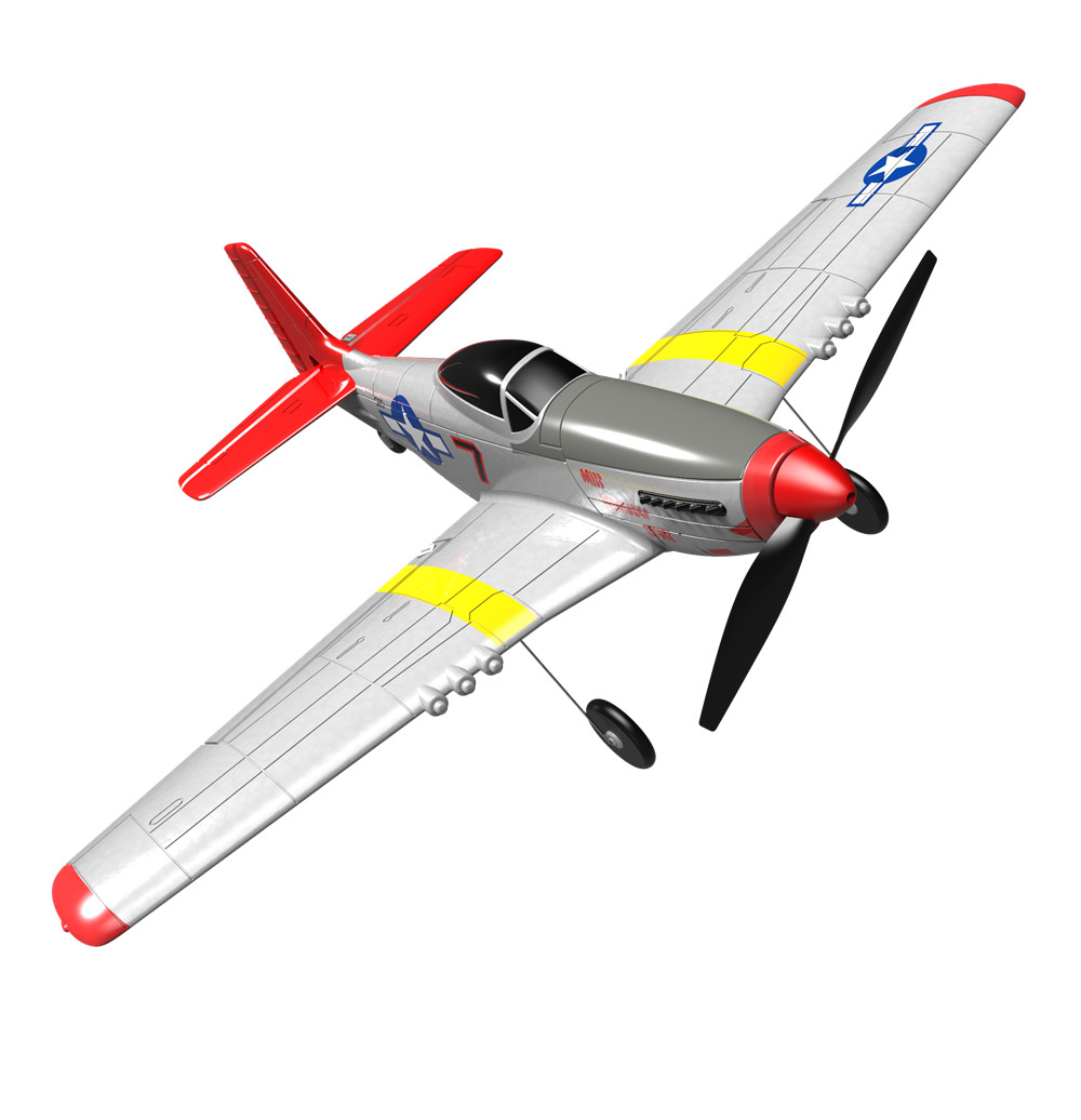 Volantex P-51 MUSTANG RTF MICRO R/C AIRPLANE - Click Image to Close