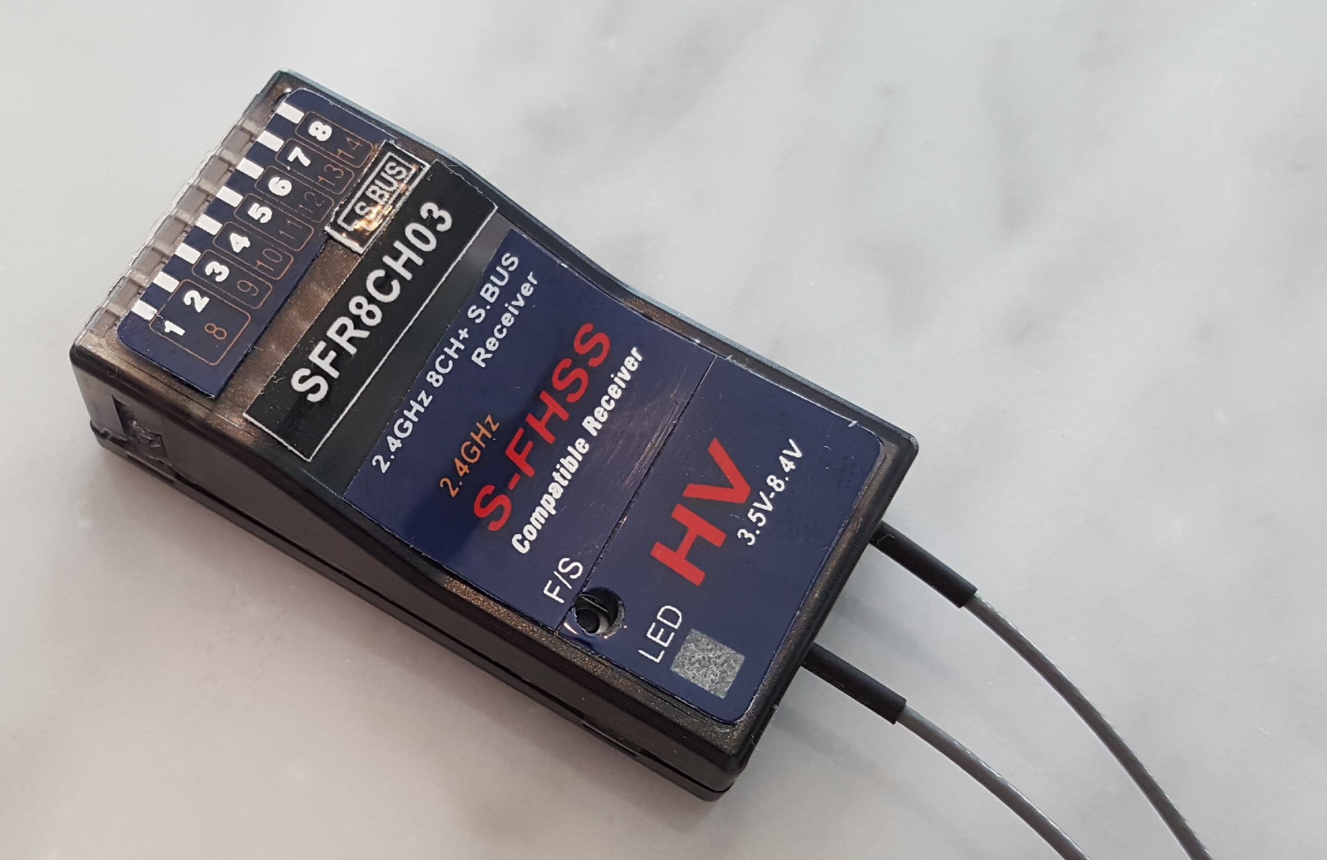 (image for) HCR 8CH03 S-FHSS & S-BUS Rx