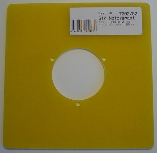 (image for) Actro GFK Motor Mount 140 x 140 x 3mm