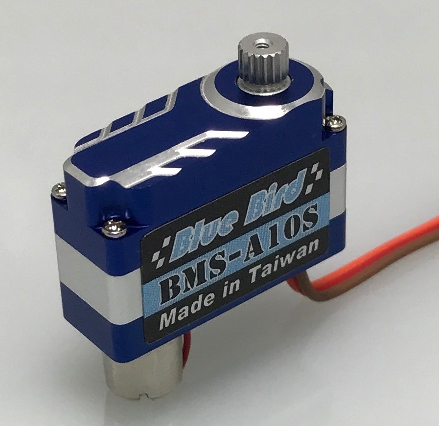 Blue Bird Micro Alum.Case Digital Servo-No Mount Ears - Click Image to Close