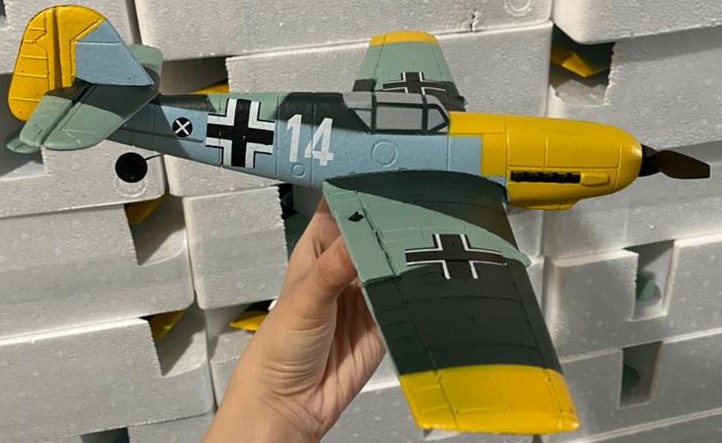 Volantex MESSERSCHMITT Bf-109 400mm RTF Micro RC Airplane - Click Image to Close