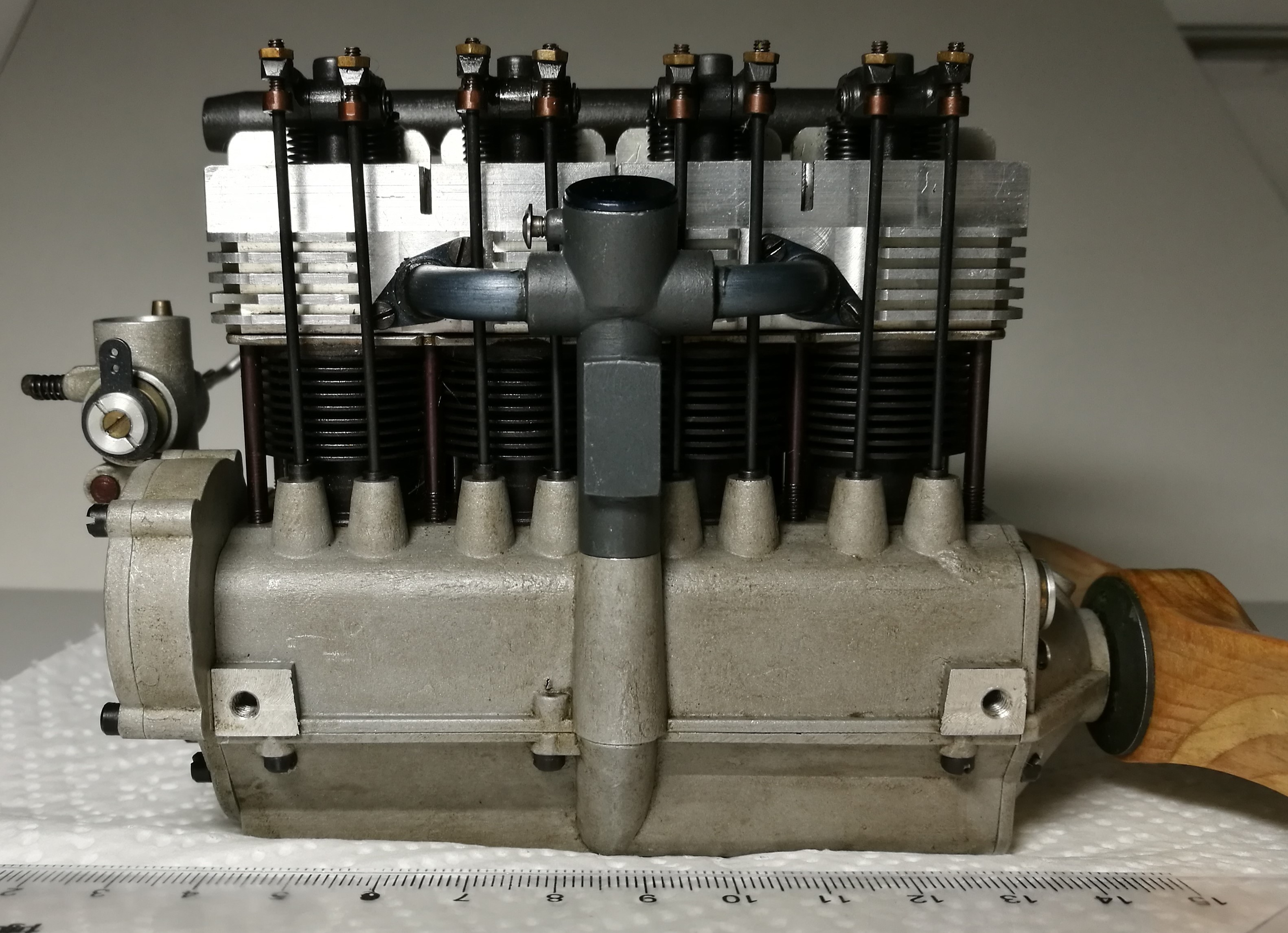 (image for) HC-DH-Cirrus 20cc 4Cyl-InLine Glow 4-Stroke Engine