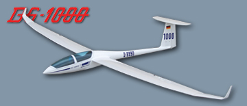 HC-FF DG-1000 ARF 2.6m Semi Scale Glider (image for) HC-FF DG-1000 ARF 2.6m Semi Scale Glider