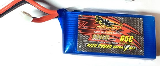 (image for) Dinogy Nano Tech LiPo 4S-14.8V-1300mAh 65C