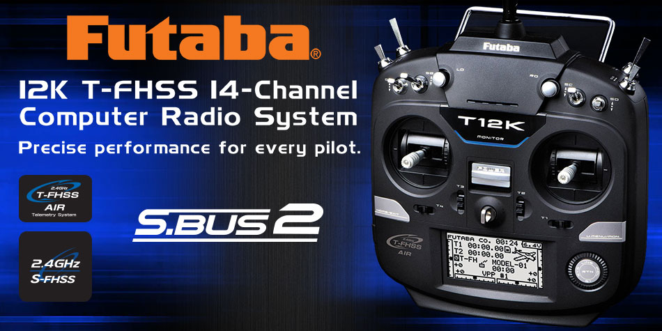 Futaba 12K w/R3008SB TFHSS / SFHSS - Click Image to Close