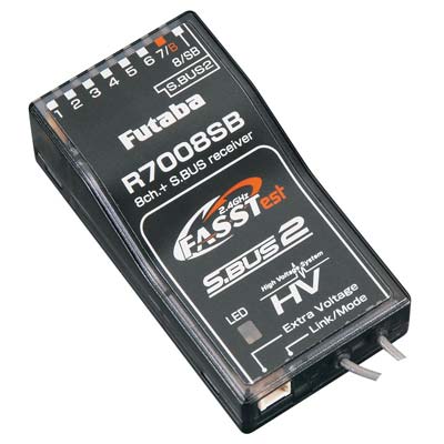 (image for) Futaba R7008SB 2.4GHz FASSTest Telemetry Rx-S-Bus2