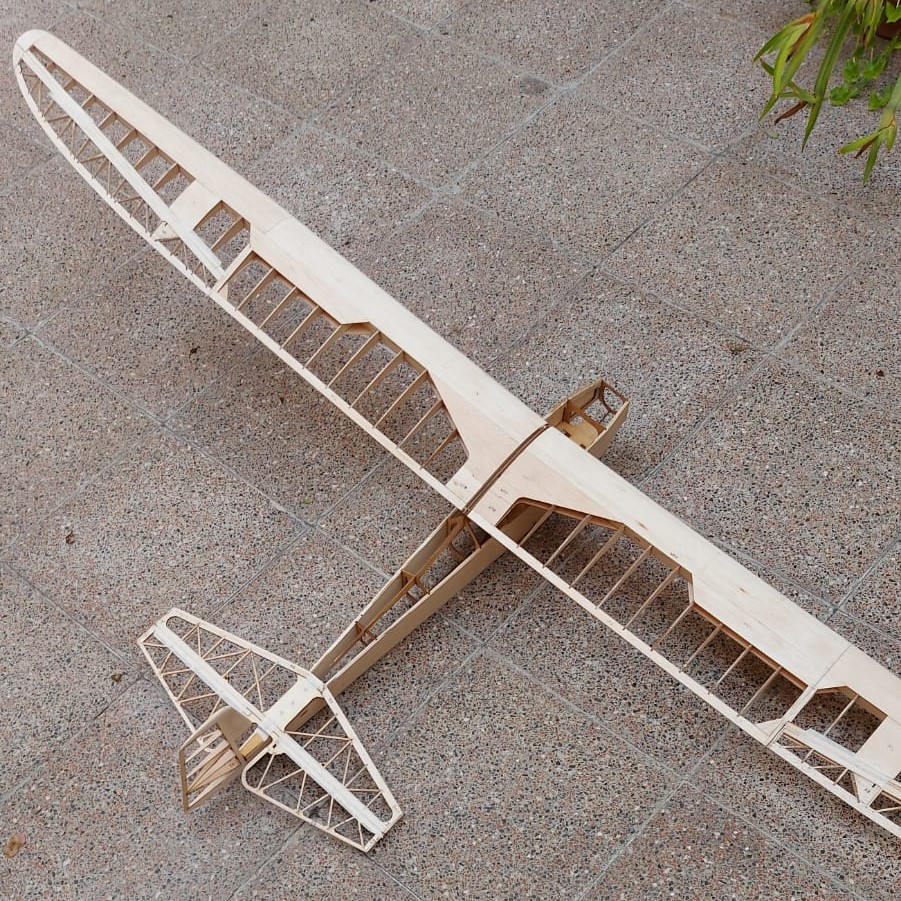 (image for) HC 1931 SCHNEIDER GRUNAU BABY 1.8m WINGSPAN-Balsa/Ply Kit