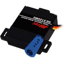 (image for) Hitec 5125MG Digital Slim-Micro Wing Servo