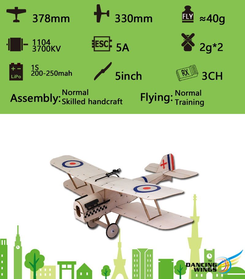 HC-ERC Micro SE5A Biplane PRO KIT