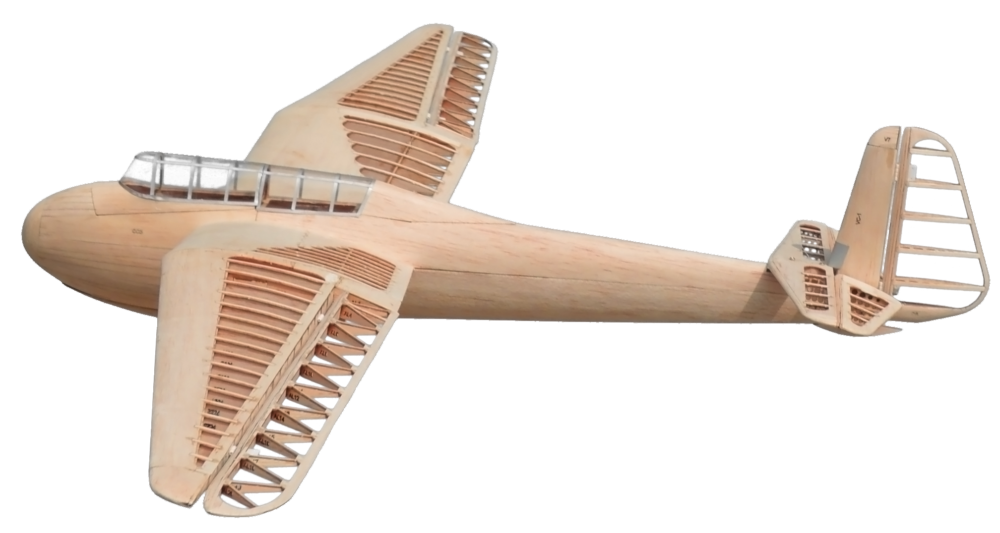 (image for) HC-TR DFS KRANICH SEMI SCALE GLIDER KIT 60 in. WINGSPAN