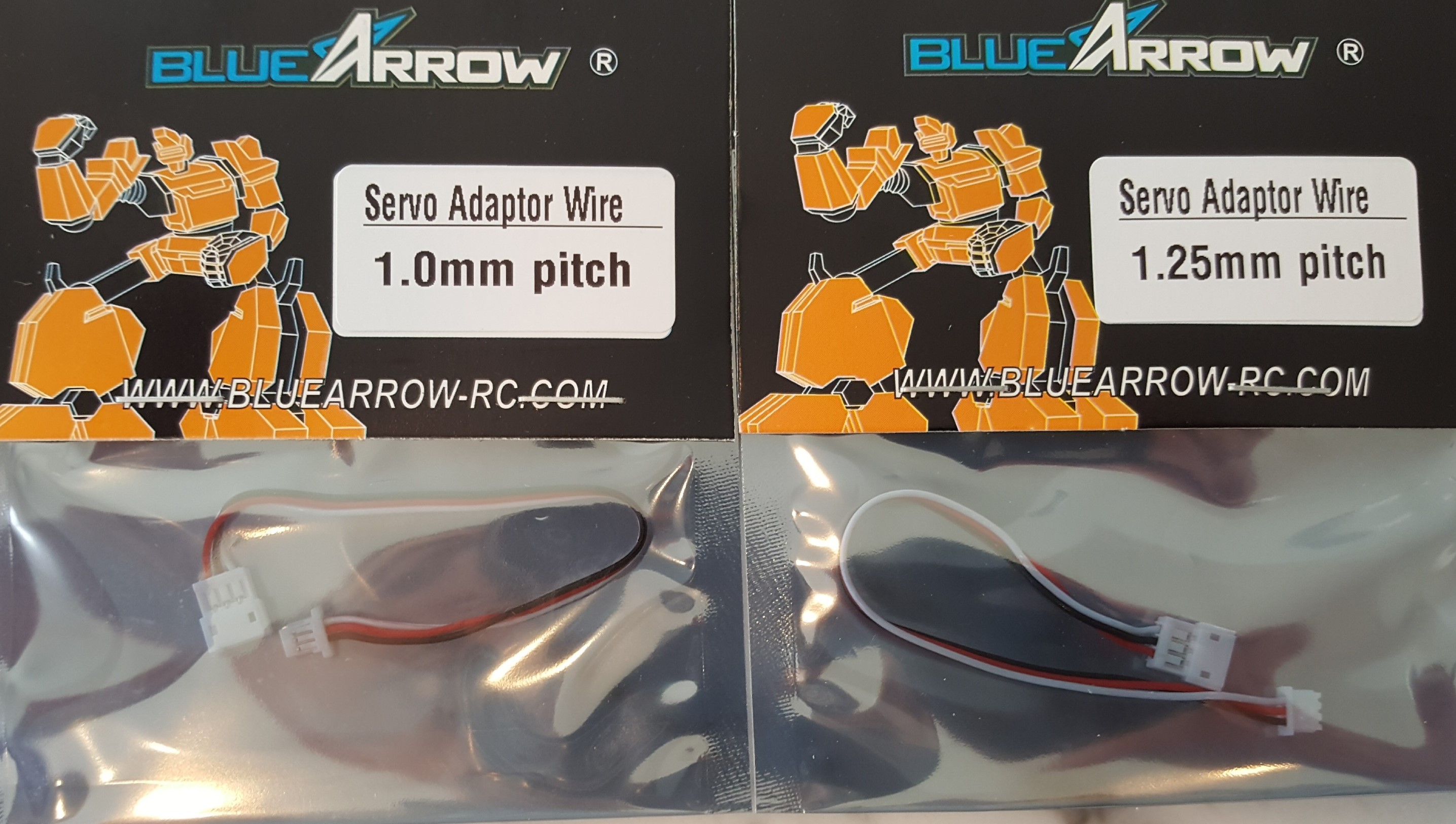 BA Micro Servo Extensions 1.00 & 1.25mm Pitch