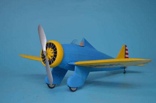 HC-TR BOEING P-26a MODEL AIRPLANE KIT 15" WINGSPAN (image for) HC-TR BOEING P-26a MODEL AIRPLANE KIT 15" WINGSPAN