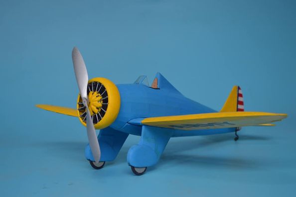 HC-TR BOEING P-26a MODEL AIRPLANE KIT 15" WINGSPAN - Click Image to Close