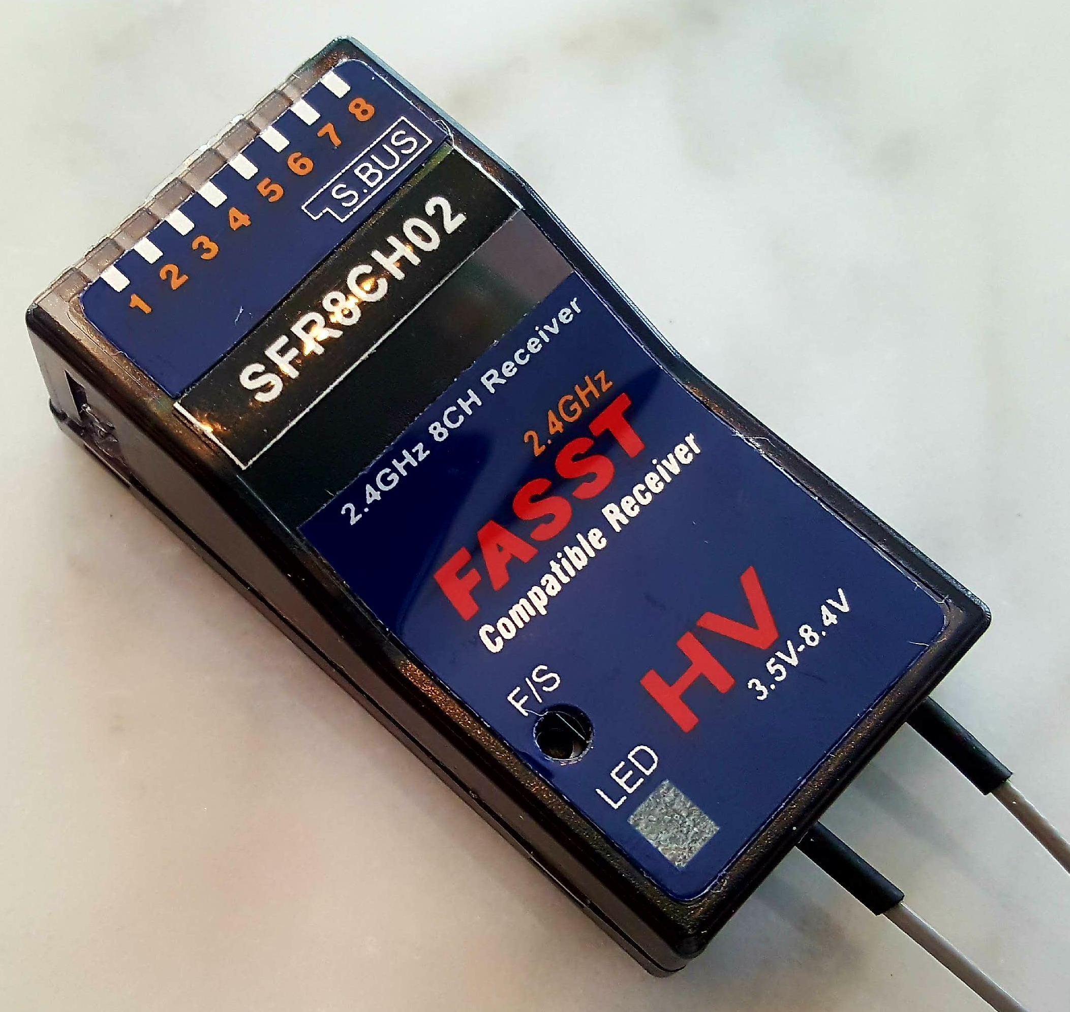 (image for) HCR 8CH01 FASST Rx (1Ch-7Ch)