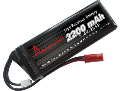 AH Rx2200-2S1P Lipo Battery Pack - Click Image to Close