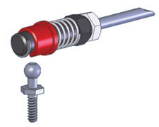 (image for) Sullivan S-591 4-40 Threaded Ball Link Connector w/Sleeve