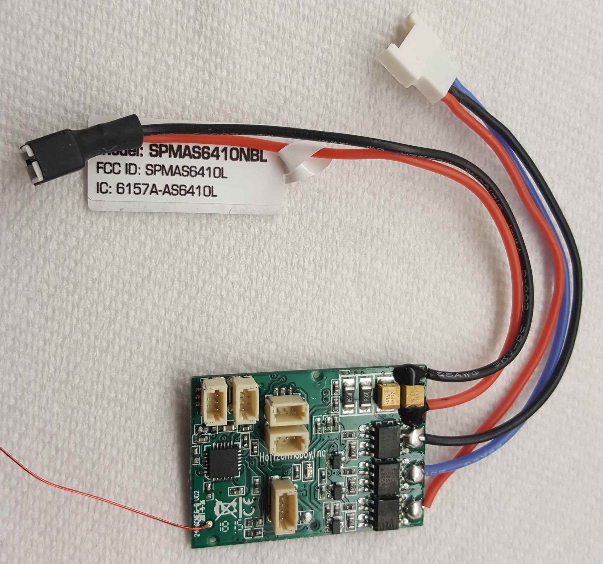 (image for) SP SPMAS6410NBL 6-Ch. AS3X Receiver w/brushless ESC