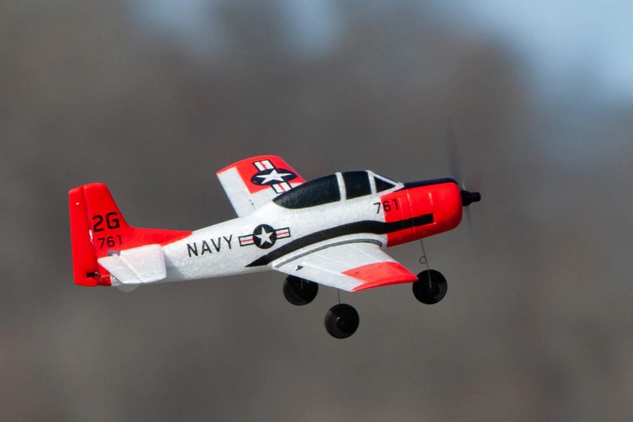 (image for) RAGE RC T-28 TROJAN MICRO-MINI RC FLYER COMPLETE