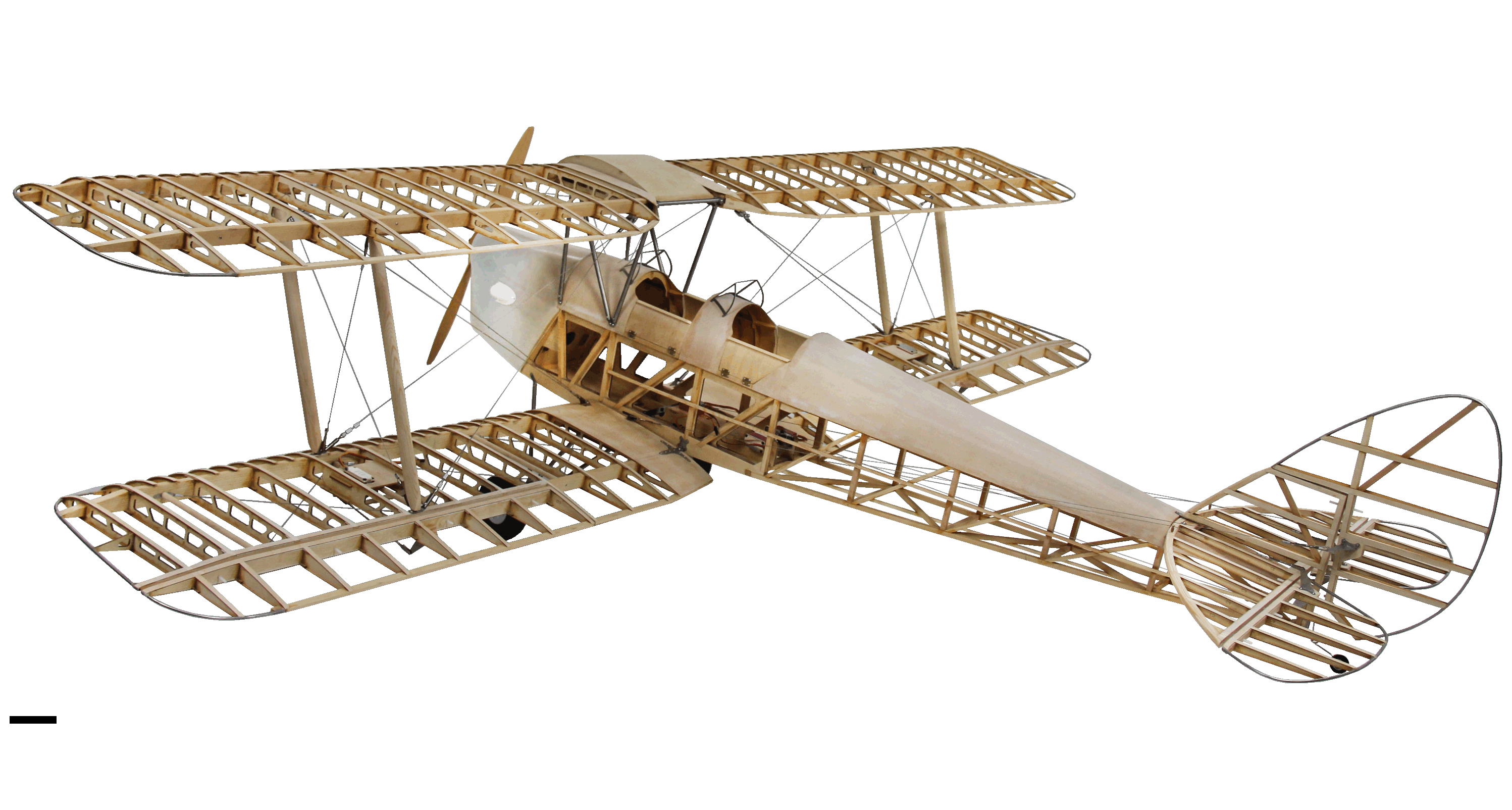 (image for) HC-VP 1:3.8 SCALE De-HAVILLAND TIGER MOTH R/C KIT