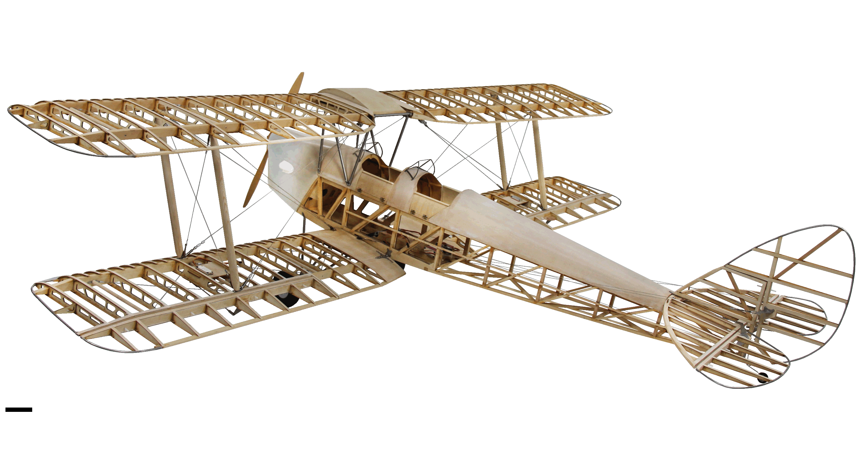 HC-VP 1:3.8 SCALE De-HAVILLAND TIGER MOTH R/C KIT