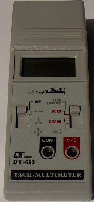 (image for) HC Tachometer & Volts-Ohms-meter