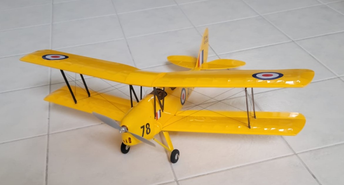 AEO-HC ARTF TIGER MOTH LASER CUT KIT-800mm w/s (image for) AEO-HC ARTF TIGER MOTH LASER CUT KIT-800mm w/s
