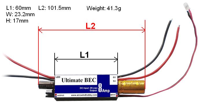 AH Ultimate UBEC-8A for Rx