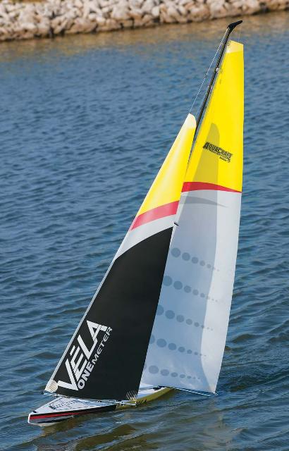 AquaCraft Vela One Meter Sailboat 2.4GHz - Click Image to Close