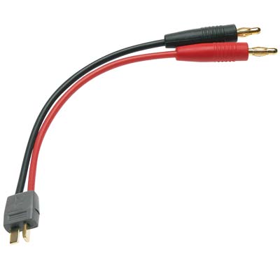(image for) DuraTrax Banana Charge Leads w/Star Plug